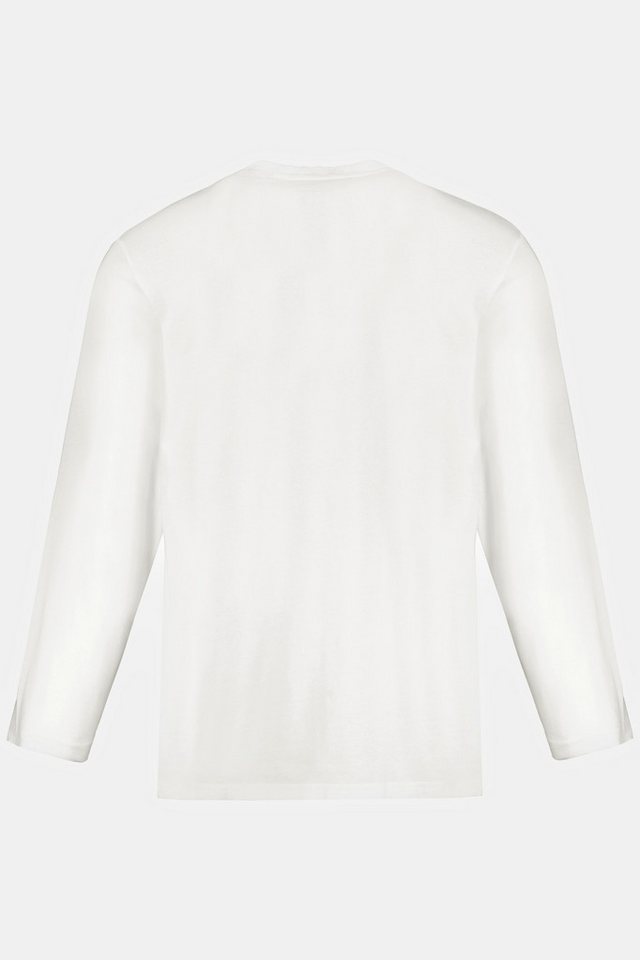 JP1880 T-Shirt Henley Basic Shirt Langarm Knopfleiste – Bild 4 von 4