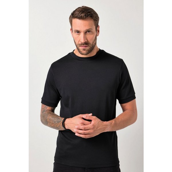 JP1880 T-Shirt T-Shirt Halbarm Rollkragen Basic
