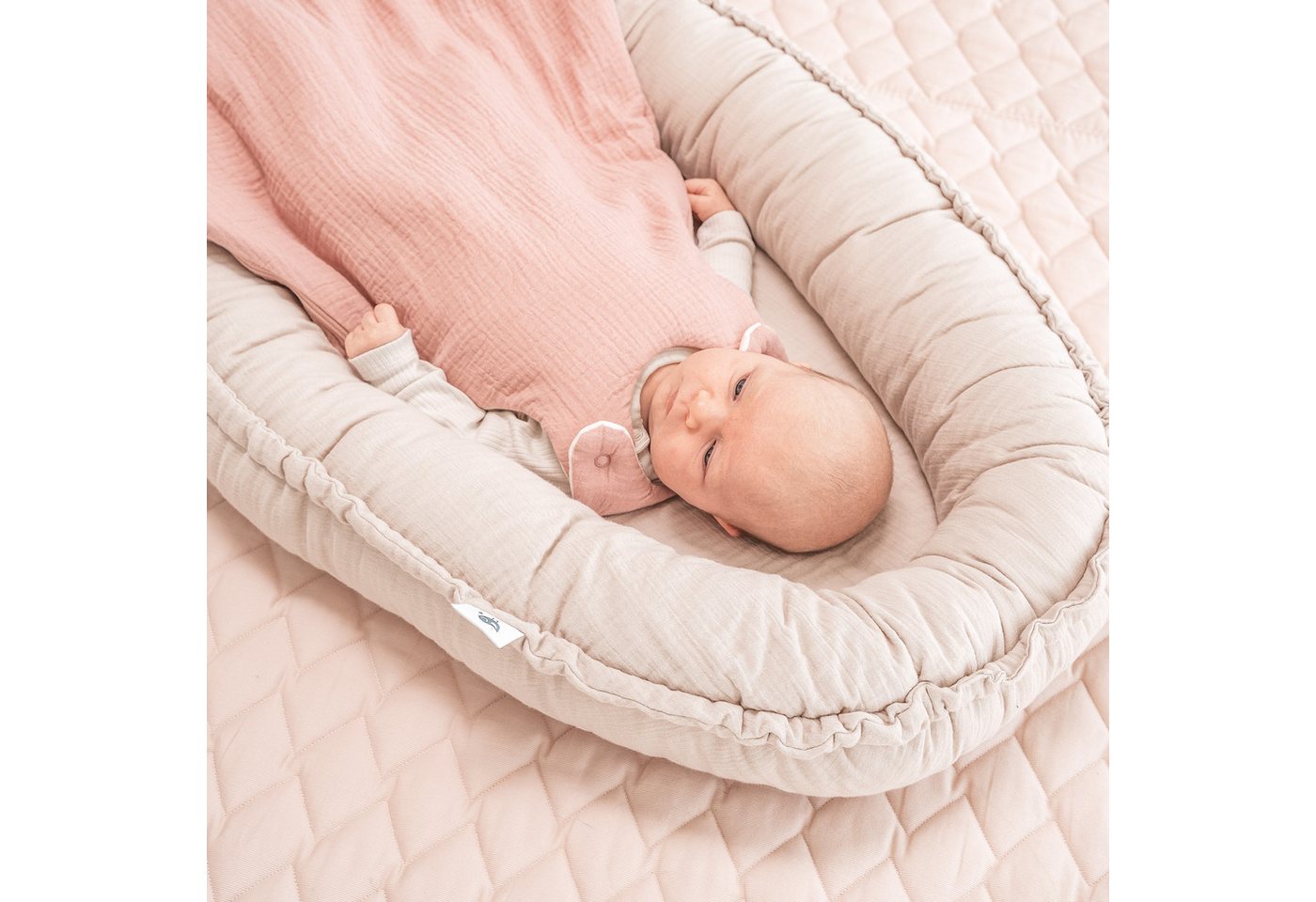 Julius Zöllner Babyschlafsack Musselin, umlaufender seitlicher Reißverschluss – Bild 5 von 5