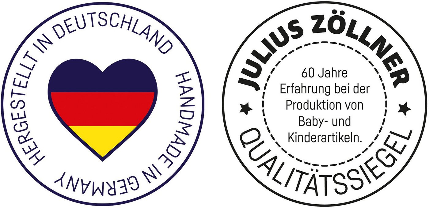 Julius Zöllner Kuschelnest NIDO, Musselin grün, Made in Germany – Bild 5 von 5