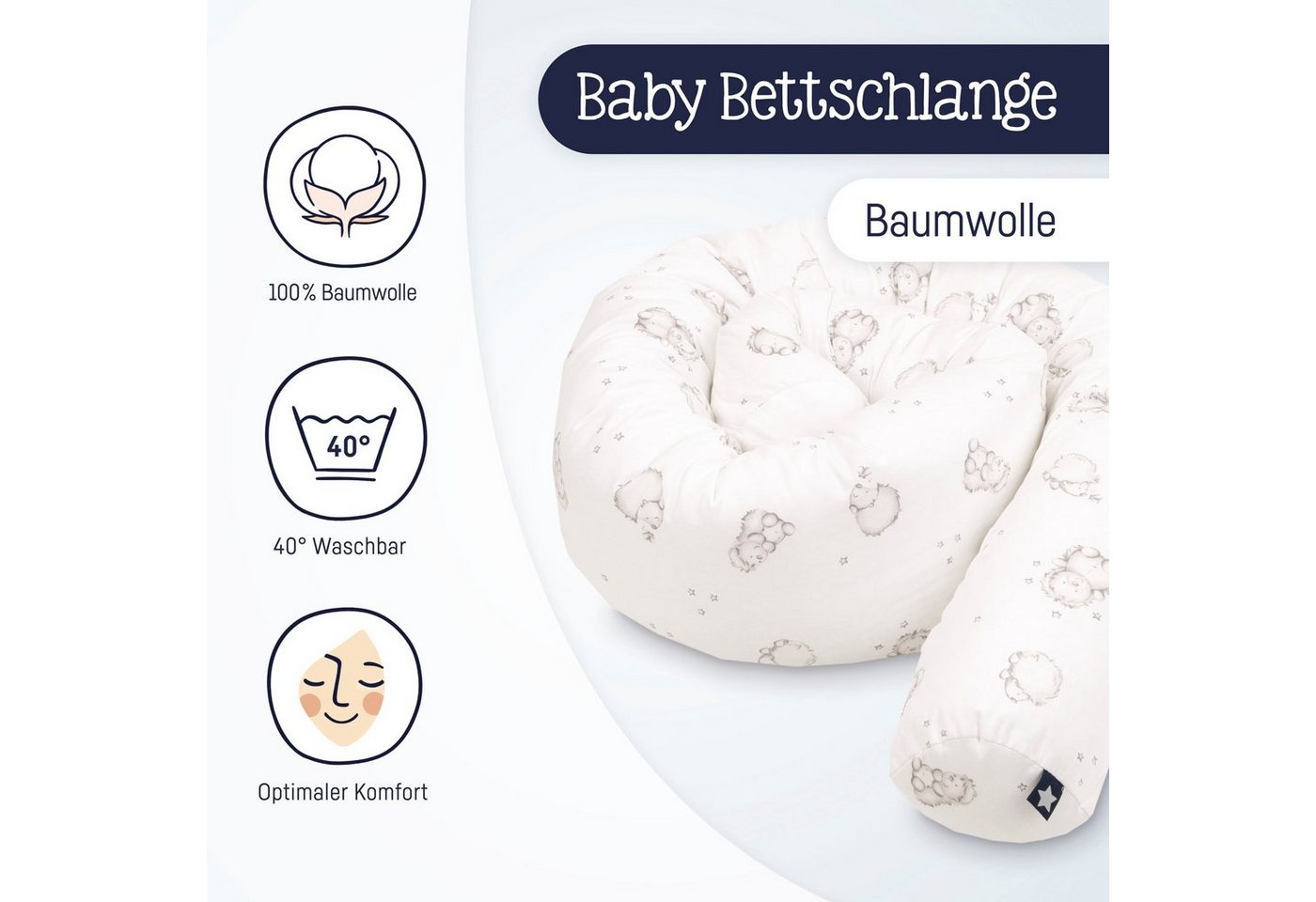 Julius Zöllner Nestchenschlange Igelchen, Made in Germany – Bild 3 von 4