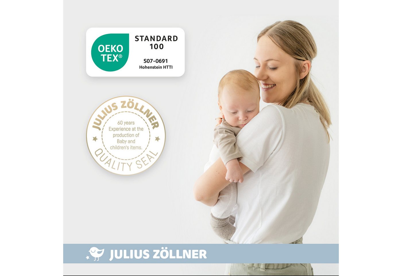 Julius Zöllner Schlafsack Jersey, mit mittlerem Reißverschluss – Bild 5 von 5