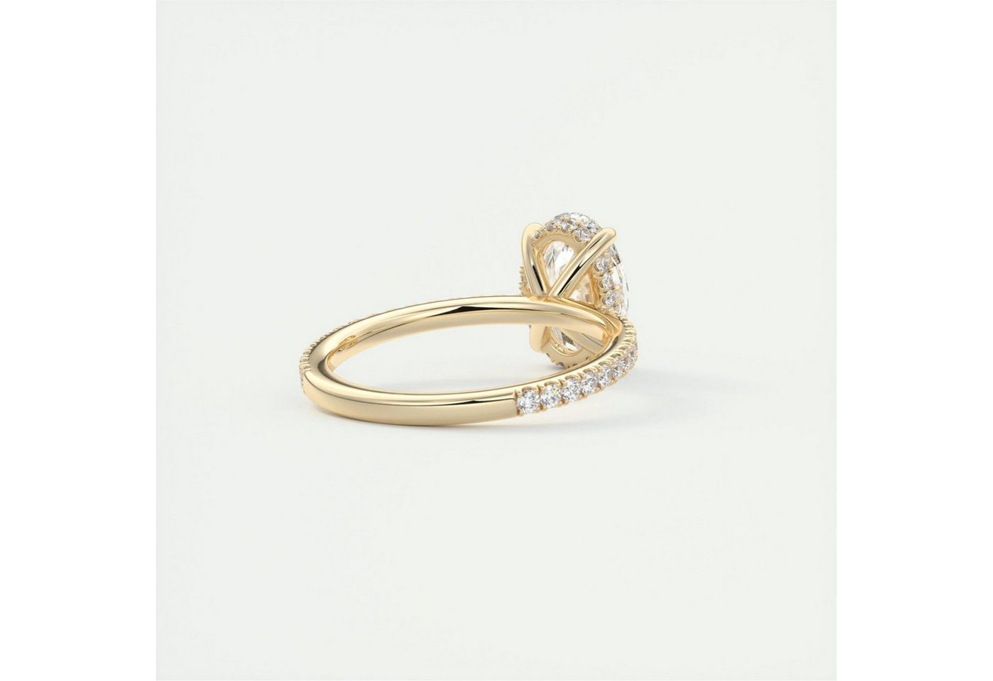 Jumpeak Diamantring Diamantring mit 1ct/2ct/3 ct, Damenring aus 585er Gold, Verlobungsring, Eheringe für Damen, Damenring aus Gold, Geburtstagsgeschenk, IGI – Bild 4 von 5