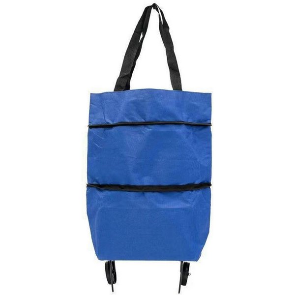 Jumpeak Einkaufstrolley Einkaufstrolley Klappbar, 3 in 1 Shopping Trolley, Handwagen, Robust & wasserdicht, geräuscharme Rollen, als Rucksack tragbar