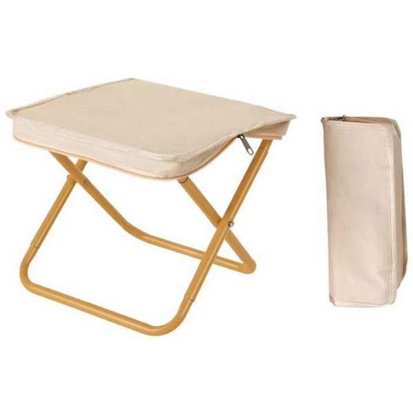 Jumpeak Klappstuhl Klappbarer Hocker, Handtaschen-Design, Tragbar, 100 kg, Outdoor, Gefaltet nur handygroß – ein Finger genügt zum Tragen