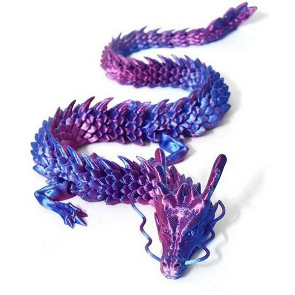 Jumpeak Tierfigur 3d drache,3d tiere,drache 3d druck,drachen figuren,drachen spielzeug (8 Farben, 5 Größen), tiere figuren,tiere spielzeug,Kinderspielzeug,Weihn