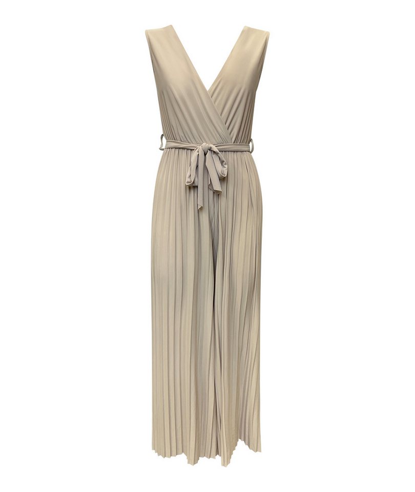 Worldclassca Jumpsuit Worldclassca Jumpsuit Pleated Party Overalls Gürtel Ärmellos Sommer – Bild 2 von 2