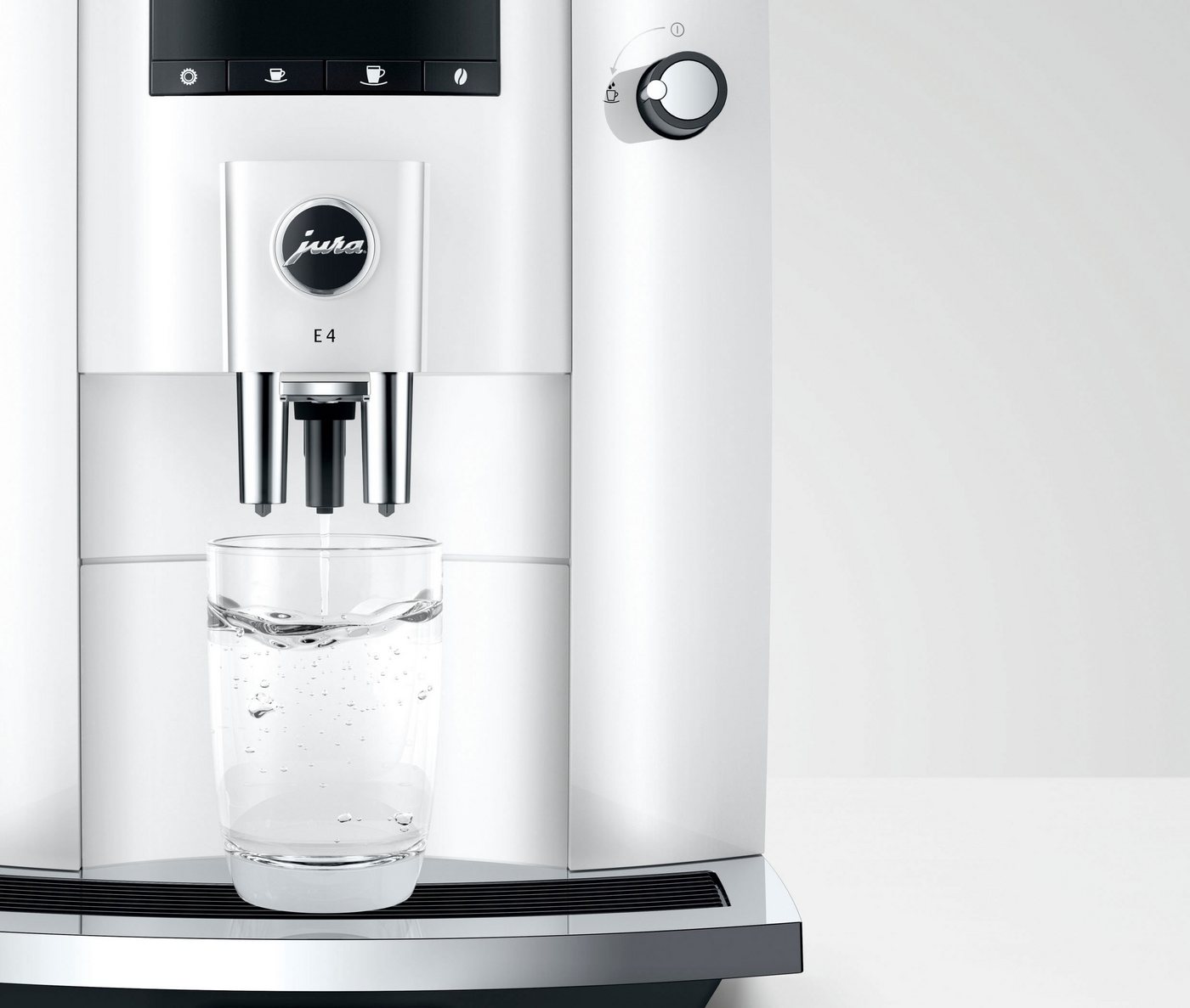 JURA Kaffeevollautomat 15433 E4 Piano White (EA) – Bild 5 von 5
