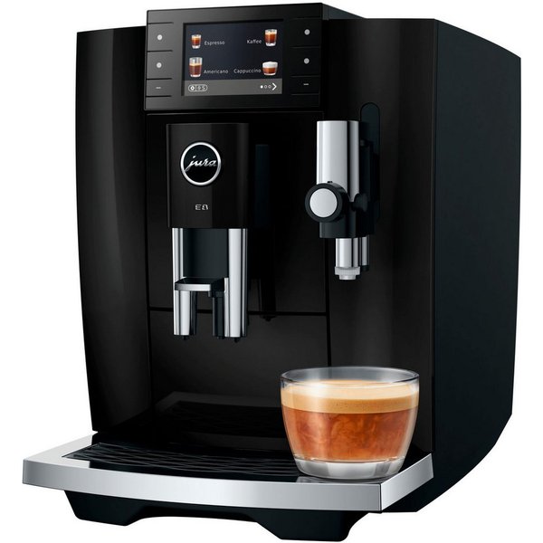 JURA Kaffeevollautomat 15745 E8 (ED), Piano Black, 27 Spezialitäten, WiFi, Hot & Light Brew, Sweet