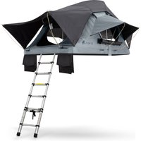 JUSKYS Autodachzelt Lago 140 x 240 cm (Schwarz / Grau)