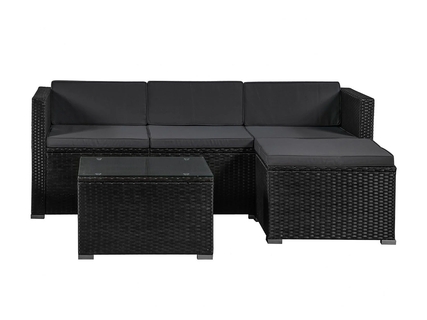 JUSKYS Gartenlounge Punta Cana (Dunkelgrau, M) – Bild 4 von 4