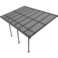JUSKYS Terrassendach Borneo (Dunkelgrau, 4x3m)