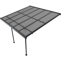 JUSKYS Terrassendach Borneo (Dunkelgrau, 3x3m)