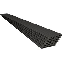 Juskys Terrassendielen, 20 m², BxL: je 14.6x220 cm, (60-St., 20 m), 20 m², Witterungsbeständig, Raue Oberfläche, 330 kg/m² belastbar