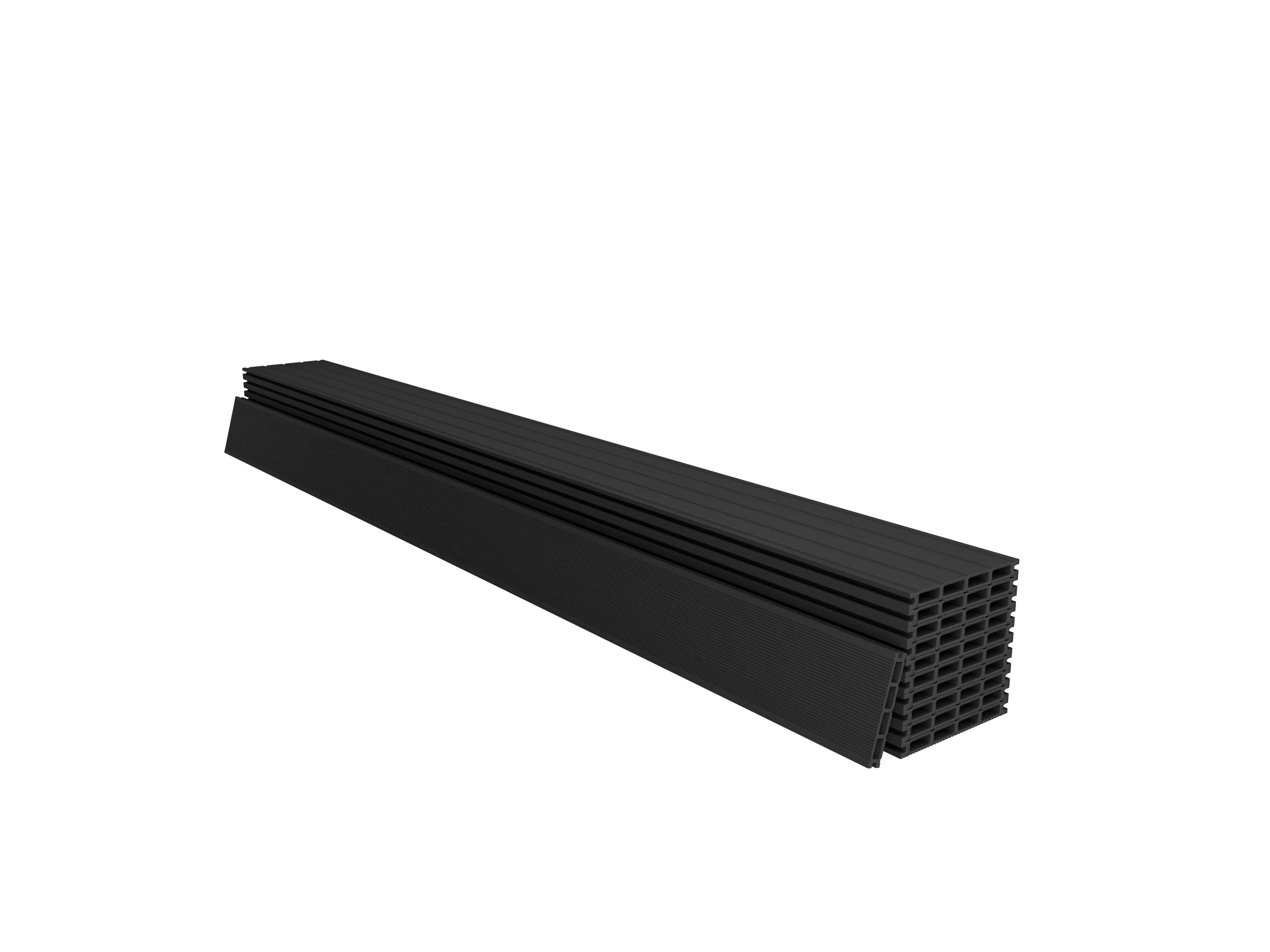 JUSKYS WPC Terrassendielen, mit Clipsystem (2 m², Anthrazit) – Bild 2 von 4