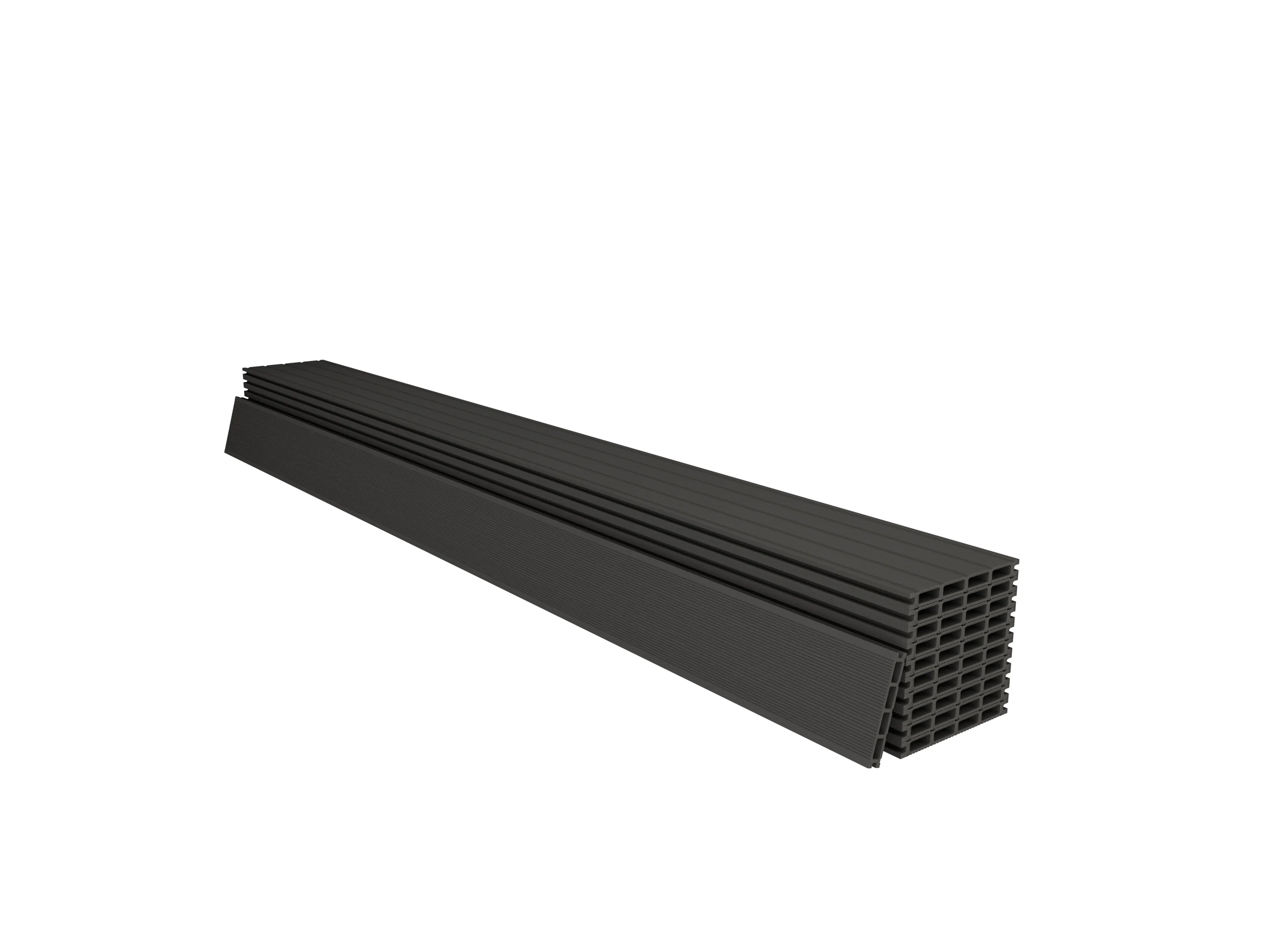 JUSKYS WPC Terrassendielen, mit Clipsystem (6 m², Grau) – Bild 2 von 4