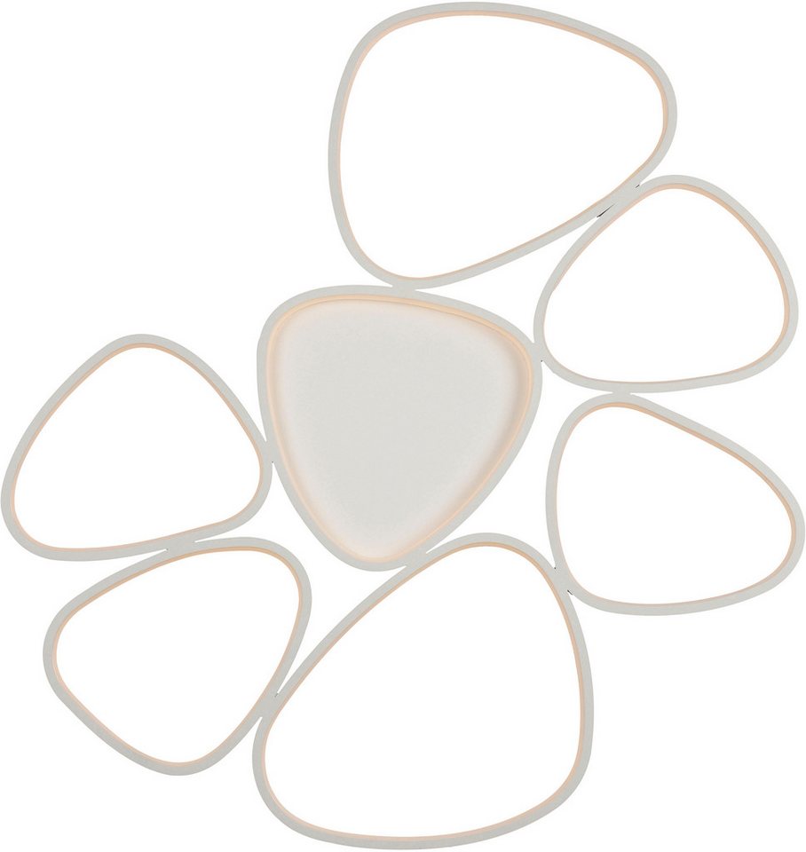 JUST LIGHT Deckenleuchte PEBBLES, Dimmfunktion, LED fest integriert, Warmweiß, LED, dimmbar, Switchmo, Memory, nach Trennung vom Netz – Bild 3 von 4