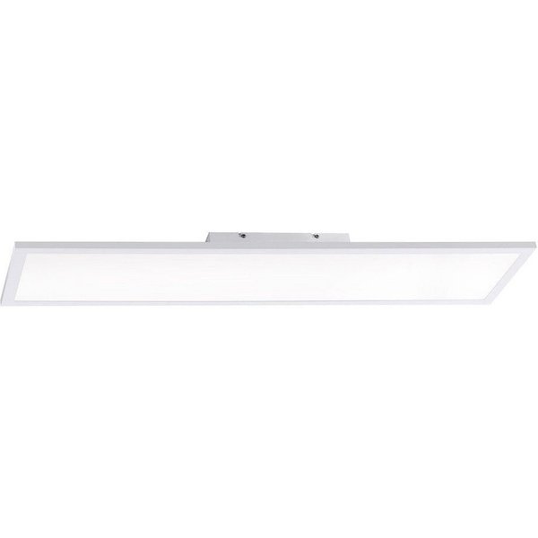 JUST LIGHT LED Deckenleuchte "Flat" 24 W, CCT Farbwechsel, Fernbedienung, 100x25 cm, Deckenlampe, Wohnzimmer Lampe