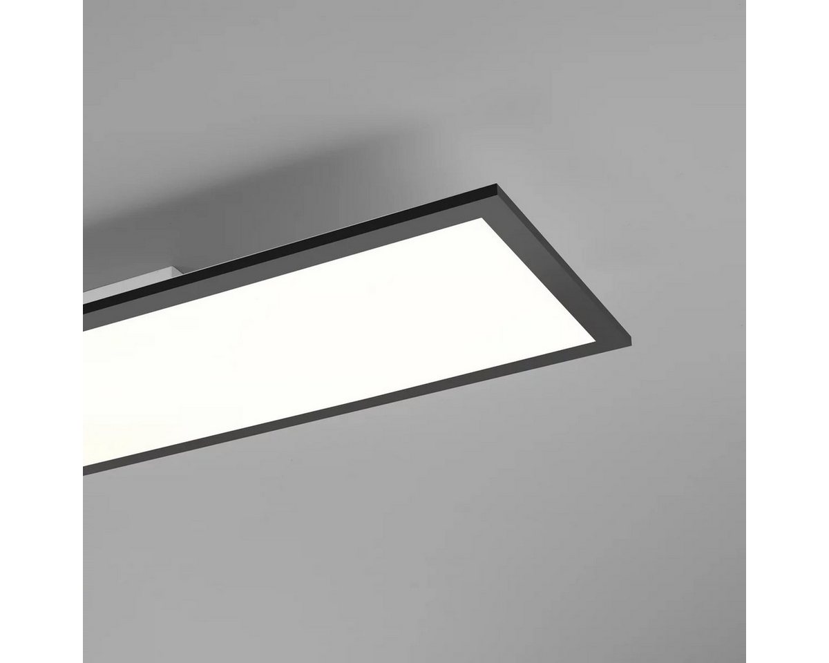 JUST LIGHT LED Deckenleuchte "Flat" 24 W, CCT Farbwechsel, Fernbedienung, 100x25 cm, Deckenlampe, Wohnzimmer Lampe – Bild 3 von 5