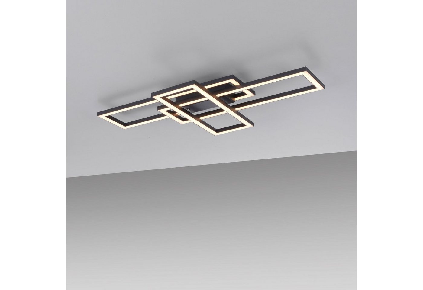 JUST LIGHT LED Deckenleuchte IVEN, LED fest integriert, Warmweiß – Bild 3 von 5