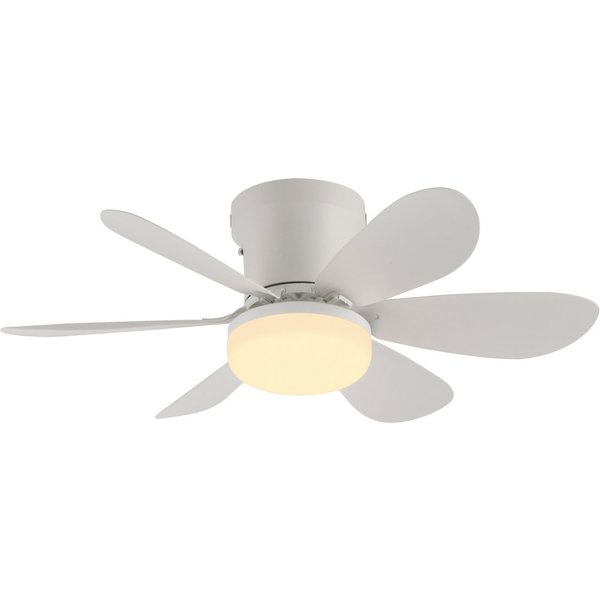 JUST LIGHT LED Deckenleuchte MINIAIR, Dimmfunktion, LED fest integriert, warmweiß - kaltweiß, Ventilatorfunktion in 3 Geschwindigkeitsstufen, mit Timer 2h/4h/8h