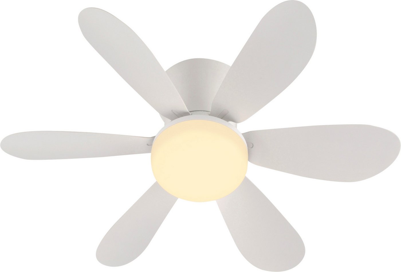 JUST LIGHT LED Deckenleuchte MINIAIR, Dimmfunktion, LED fest integriert, warmweiß - kaltweiß, Ventilatorfunktion in 3 Geschwindigkeitsstufen, mit Timer 2h/4h/8h – Bild 4 von 5