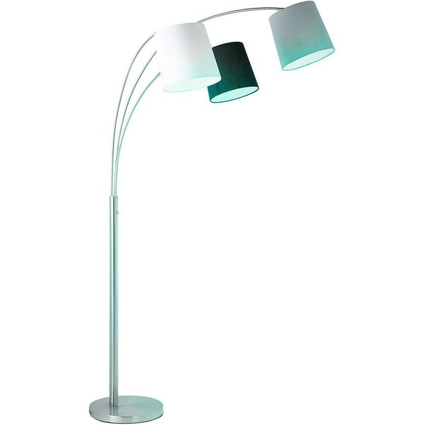 JUST LIGHT LED Stehlampe, Leuchtmittel inklusive, Warmweiß, Farbwechsel, Bogenstehlampe Stehleuchte Wohnzimmerlampe Dimmerr Fernbedienung LED