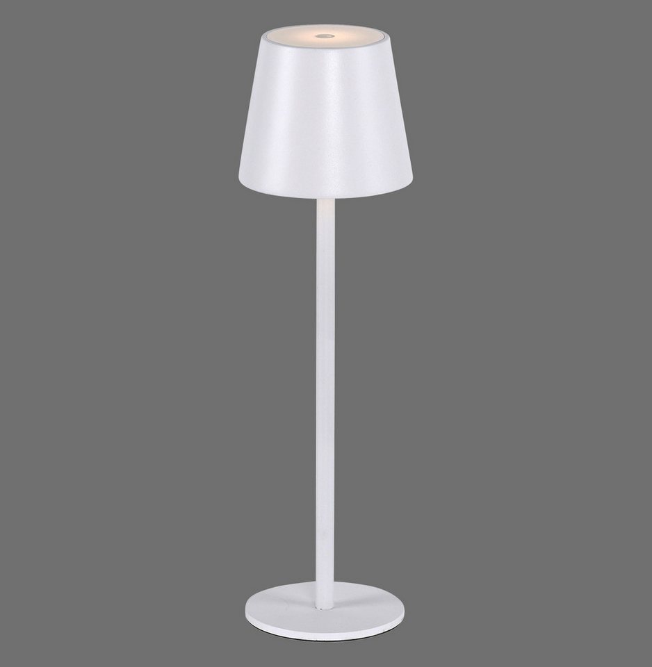 JUST LIGHT LED Tischleuchte EURIA, 2er Set, Dimmfunktion, Memory, nach Trennung vom Netz, LED fest integriert, Warmweiß, LED Akku Tischlampe – Bild 3 von 5