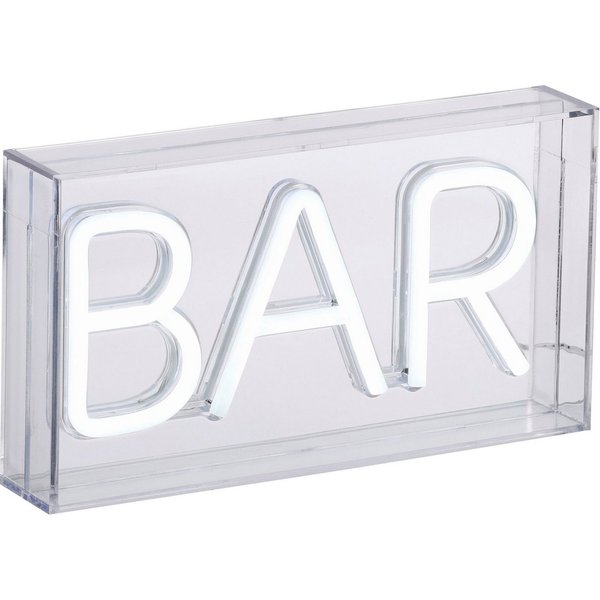 JUST LIGHT LED Wandleuchte NEON-BAR, LED fest integriert, Warmweiß