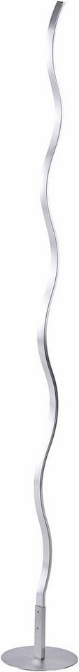 JUST LIGHT Stehlampe WAVE, LED fest integriert, Warmweiß, Fußschalter – Bild 2 von 5