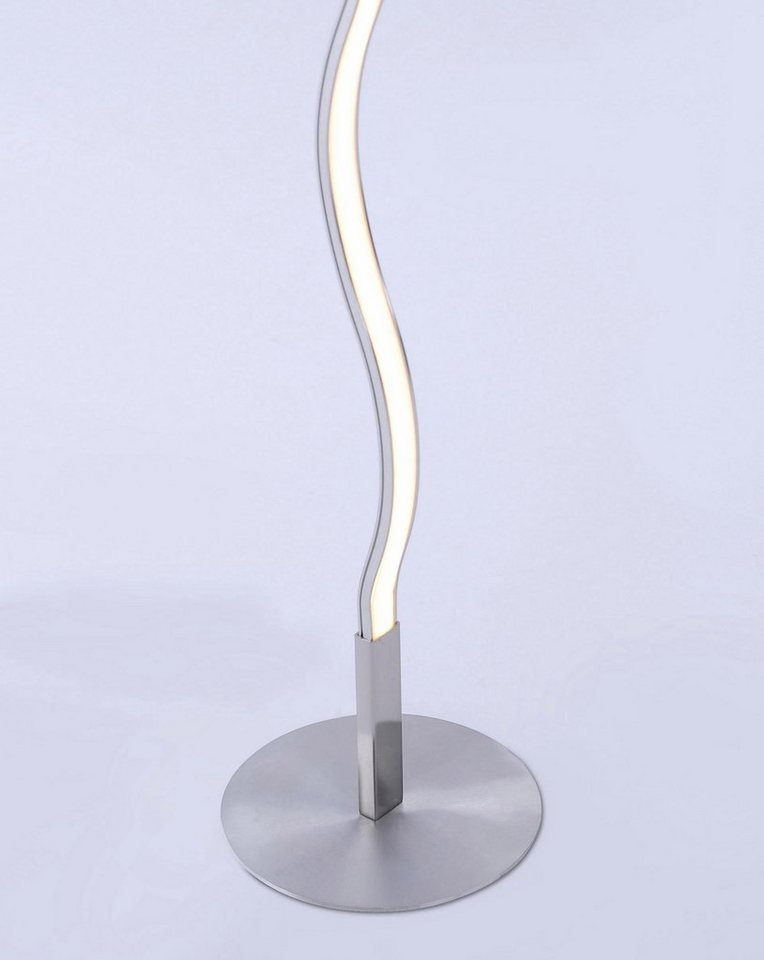 JUST LIGHT Stehlampe WAVE, LED fest integriert, Warmweiß, Fußschalter – Bild 5 von 5