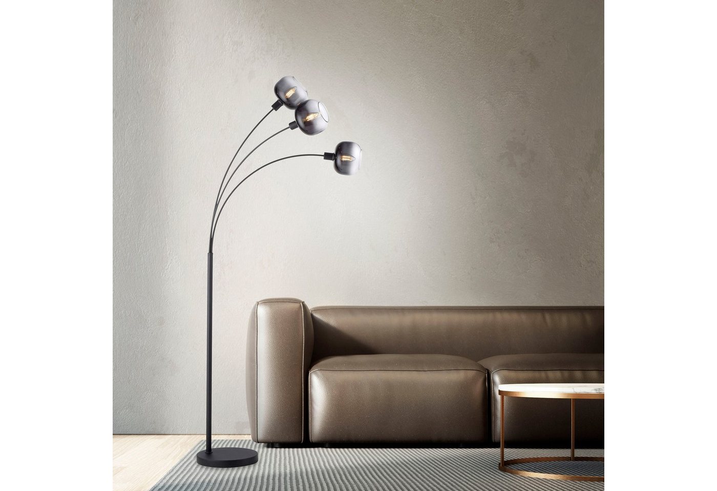 JUST LIGHT Stehlampe ZEA, ohne Leuchtmittel, ExklusiveE14 – Bild 2 von 5