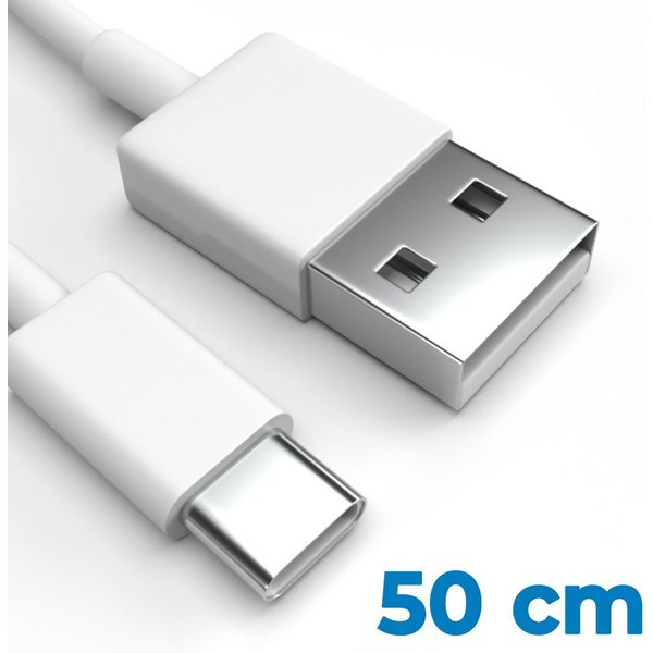 Justcom Huawei Mate 20 USB-Kabel, USB-C, USB-A (50 cm), Schnellladekabel, Datenkabel, Handy, Tablet