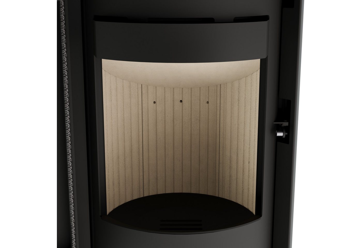 JUSTUS Kaminofen Aiana, Exklusiv, !schau das Video!, 6 kW, Zeitbrand, Lieferung bis ins Wohnzimmer, externe Verbrennungsluft möglich – Bild 2 von 5