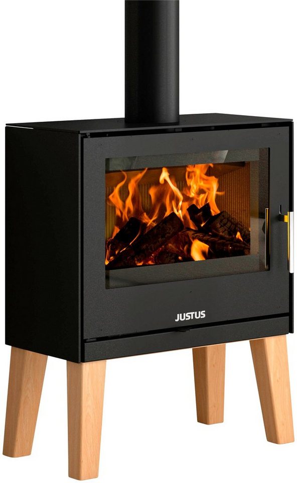 JUSTUS Kaminofen Dias, 6,5 kW, Zeitbrand, Baukasten-System, ohne Standfüße – Bild 5 von 5