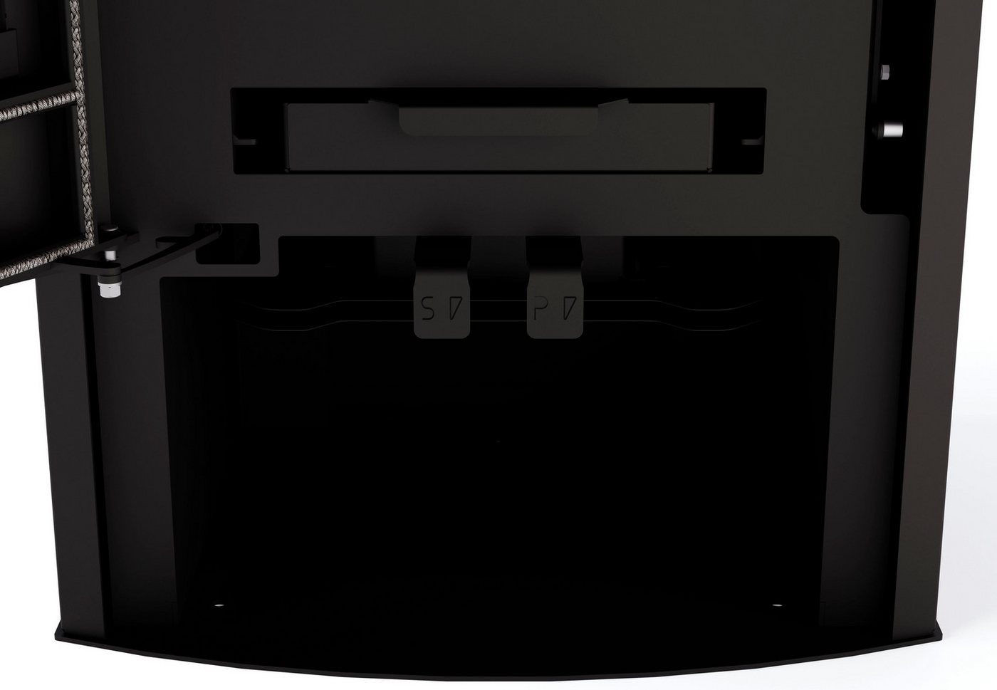 JUSTUS Kaminofen Lara, mit massivem Top- & Teefachstein, Lieferung bis ins Wohnzimmer, 6,5 kW, Zeitbrand, schau das Video – Bild 4 von 5