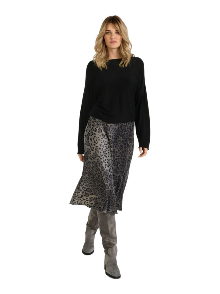 Juvia A-Linien-Rock bunt,Casual,Polyester,Animalprint,Regular Fit,Mittel – Bild 2 von 4