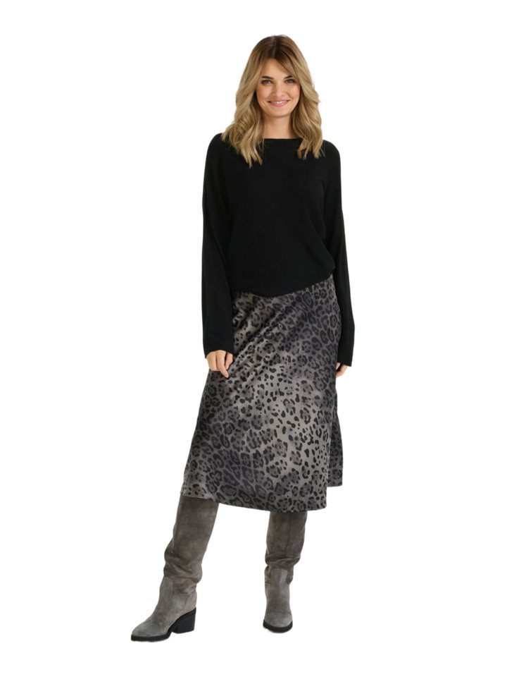 Juvia A-Linien-Rock bunt,Casual,Polyester,Animalprint,Regular Fit,Mittel – Bild 4 von 4