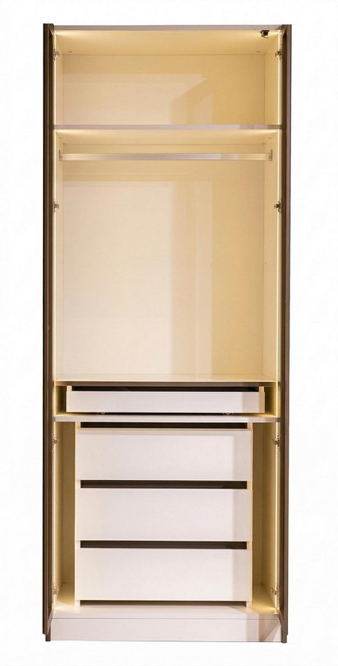 JVmoebel Eckkleiderschrank Ankleidezimmer Set Modulares Schranksystem Beige Moderner Stil Hell Made in Europa – Bild 2 von 5