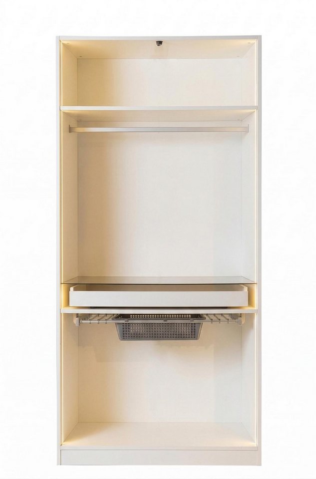 JVmoebel Eckkleiderschrank Ankleidezimmer Set Modulares Schranksystem Beige Moderner Stil Hell Made in Europa – Bild 3 von 5