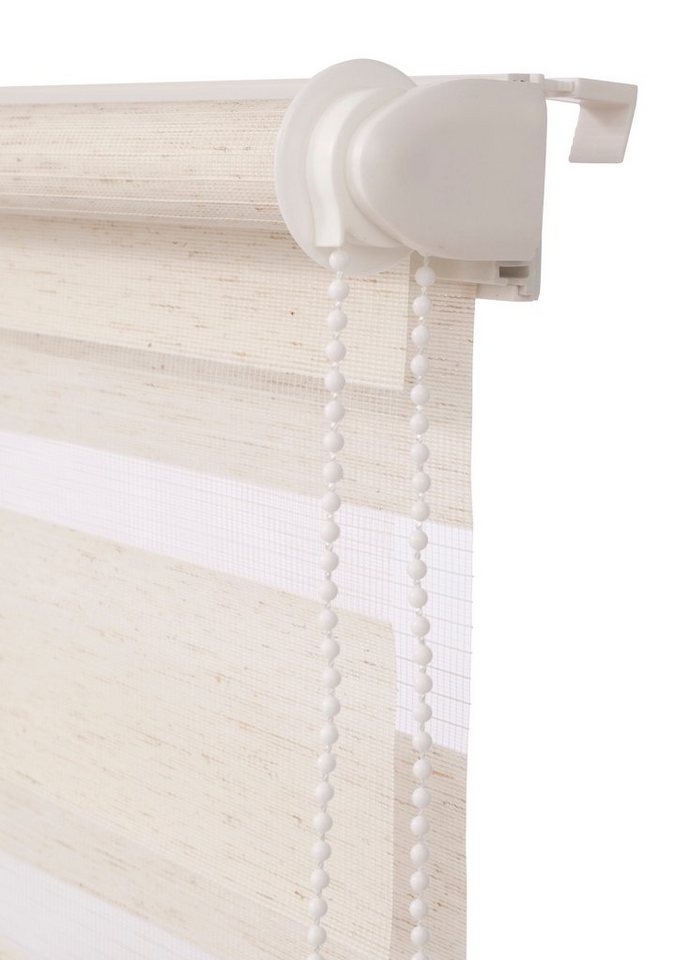 Doppelrollo Ancona, K-HOME, Lichtschutz, ohne Bohren, Klemmfix, im Fixmaß – Bild 3 von 5