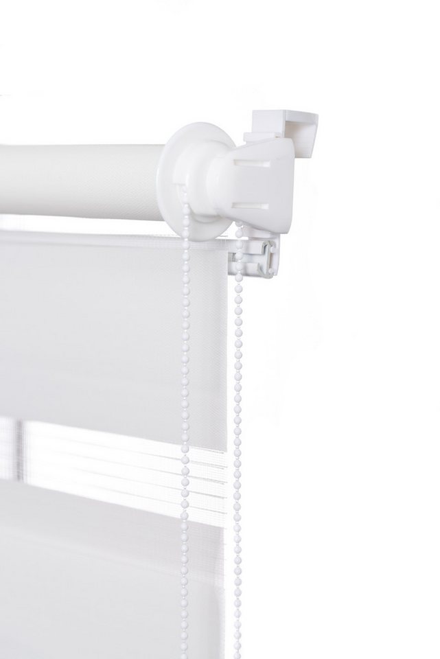 Doppelrollo Delphi, K-HOME, Lichtschutz, ohne Bohren, Klemmfix, im Fixmaß – Bild 4 von 5