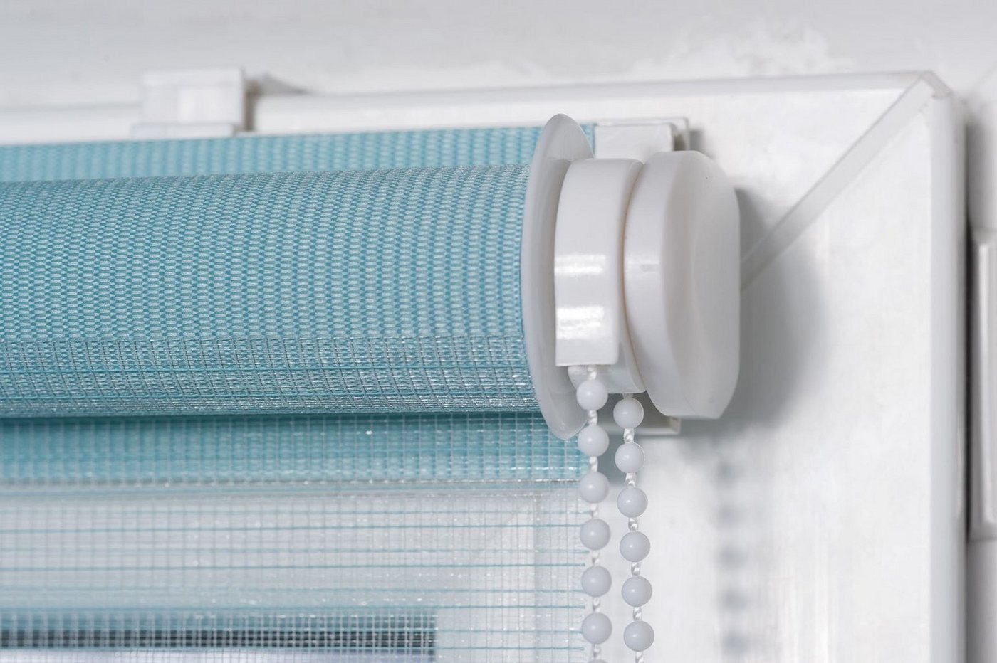 Doppelrollo Maringa Klemmfix, K-HOME, Lichtschutz, ohne Bohren, Klemmfix, in verschiedenen Größen und 11 Farben erhältlich – Bild 3 von 5