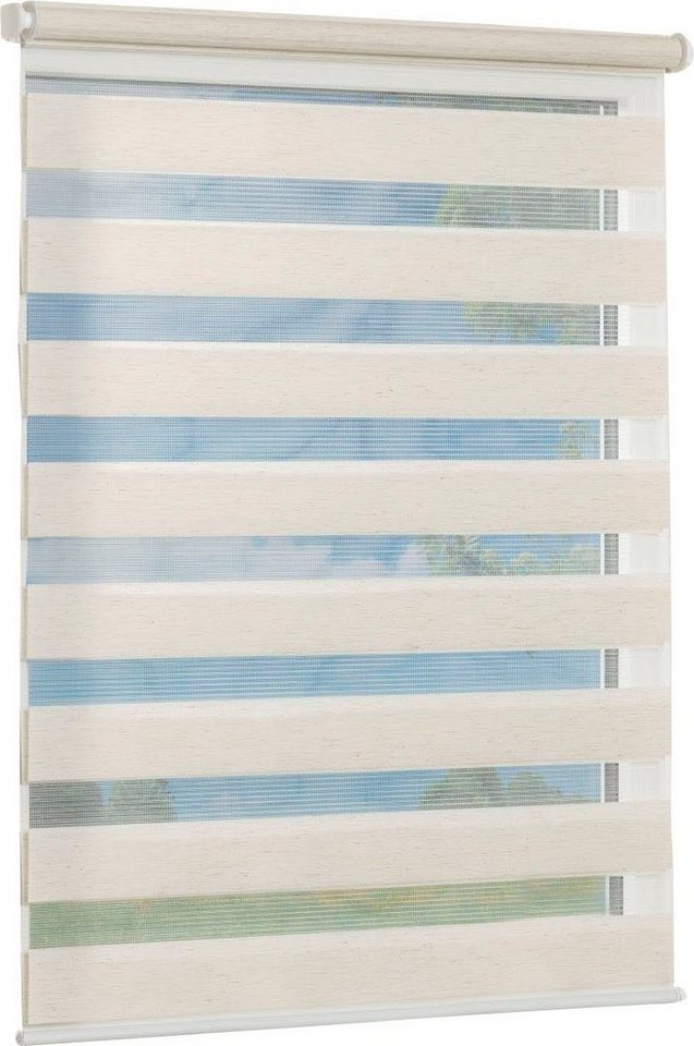 Doppelrollo Maringa Klemmfix, K-HOME, Lichtschutz, ohne Bohren, Klemmfix, in verschiedenen Größen und 11 Farben erhältlich – Bild 2 von 5