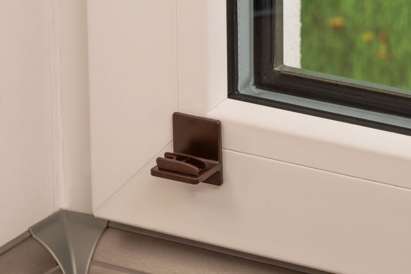 K-HOME Klebeträger, Plissees, (Set, 4-tlg), für die Befestigung von verspannten Plissees auf dem Fensterrahmen – Bild 2 von 3