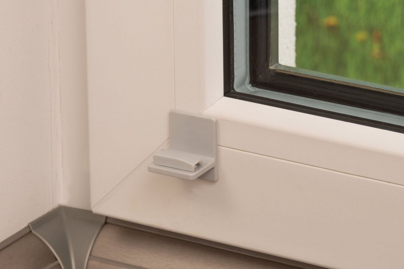 K-HOME Klebeträger, Plissees, (Set, 4-tlg), für die Befestigung von verspannten Plissees auf dem Fensterrahmen – Bild 2 von 3