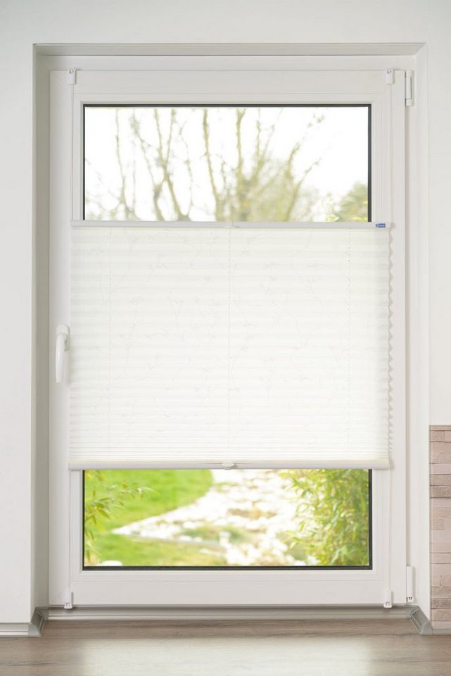 K-HOME Plissee Klemmfix Elba, ohne Bohren, Klemmfix, bedruckt, Lichtschutz, ohne Bohren, Klemmfix, Lichtschutz, ohne Bohren, verspannt, bedruckt – Bild 2 von 5
