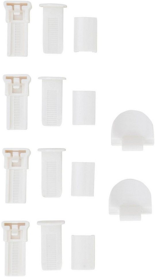 K-HOME Plissee Klemmfix Pisa, ohne Bohren, verdunkelnd, Klemmfix, verdunkelnd, ohne Bohren, verspannt, Klemmfix – Bild 3 von 5