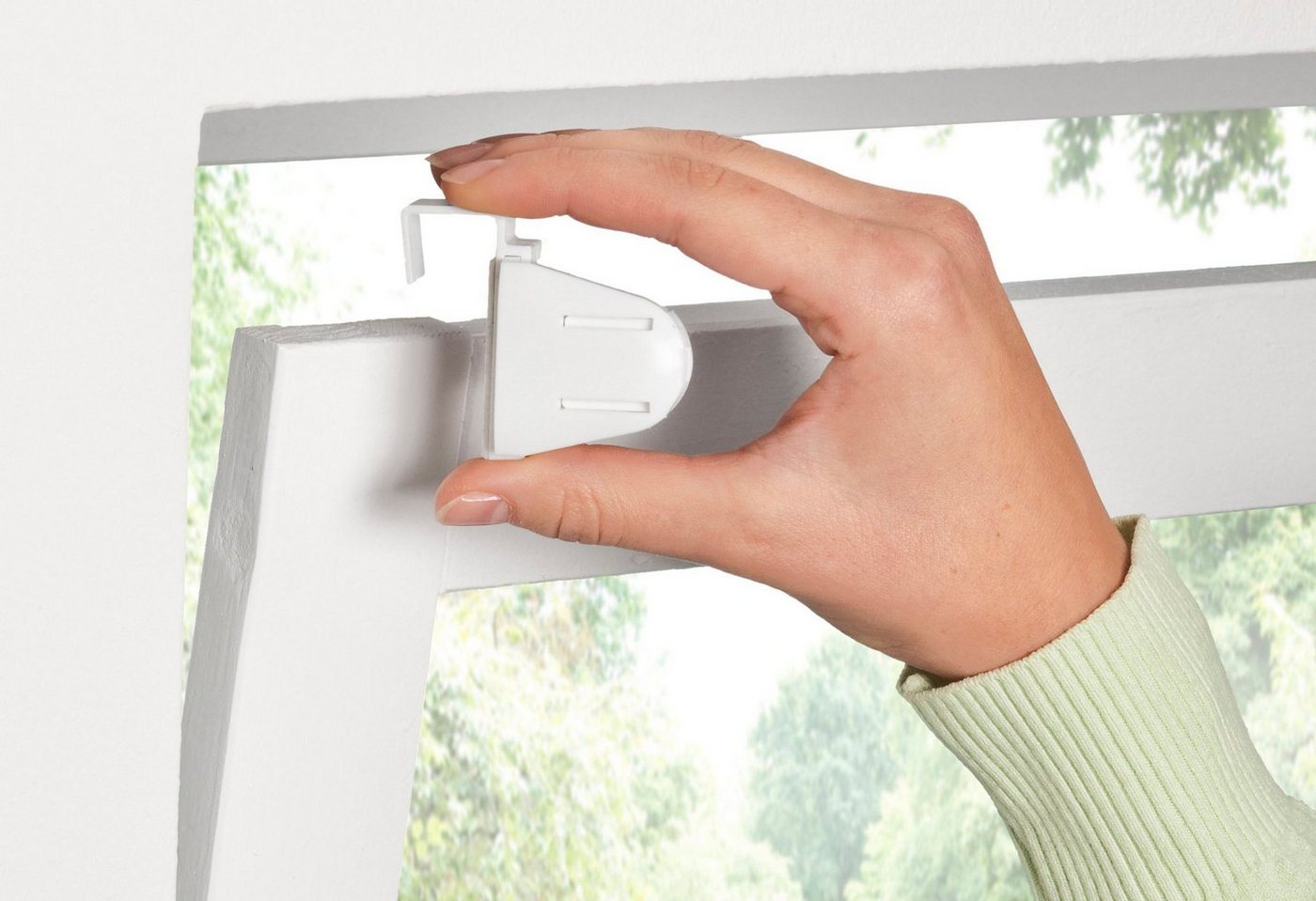 Seitenzugrollo Thermo Klemmfix-Rollo, K-HOME, verdunkelnd, ohne Bohren, Klemmfix, 1 Stück – Bild 5 von 5