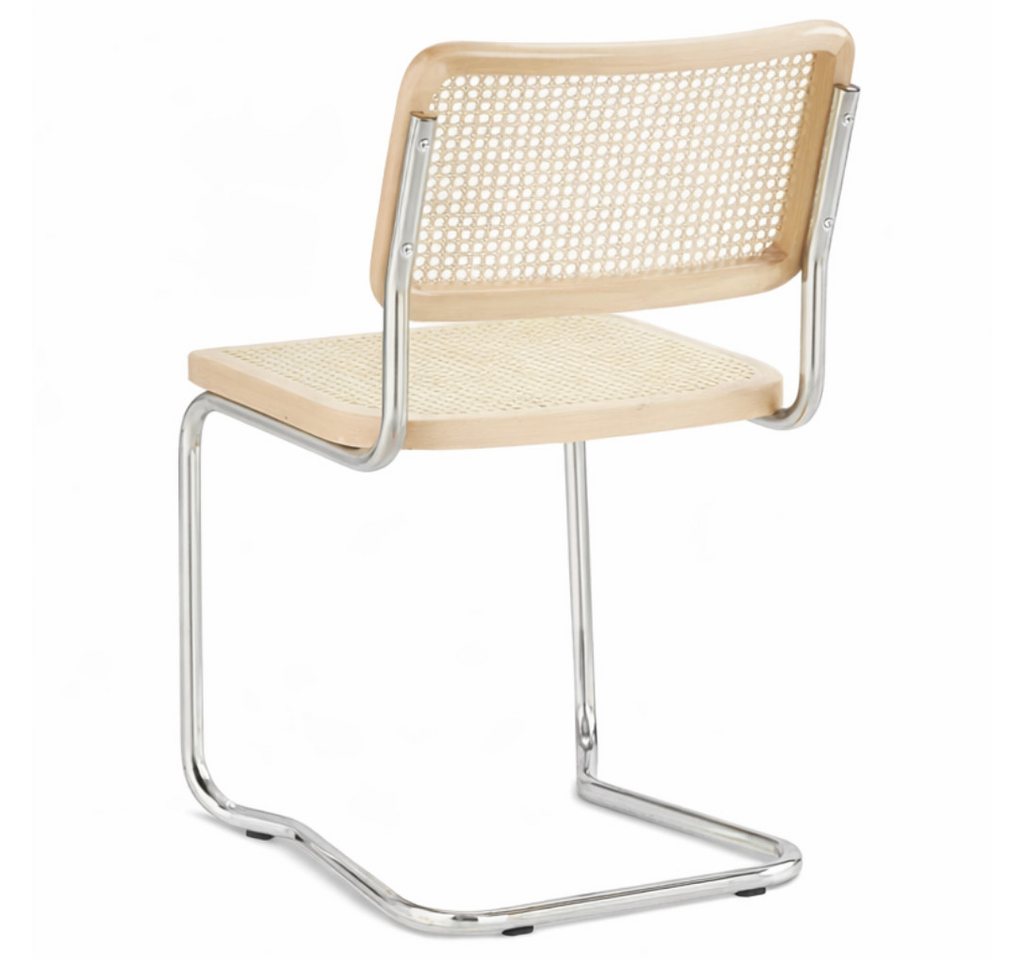 k-hometrends Freischwinger KADEN, 2er-Set, aus Buchenholz & Wiener Geflecht (2er-Set), Designstühle, B/H/T: 47 x 82 x 50 cm - Made in Italy – Bild 3 von 5